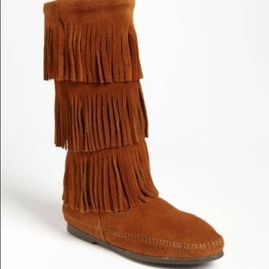 Women’s 3-Layer Fringe Boot - Size 7.5